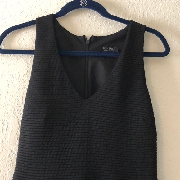 Topshop Black Skater Dress - Picture 2 of 3